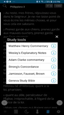 French Bible, Français Bible, Louis Segond, android App screenshot 1